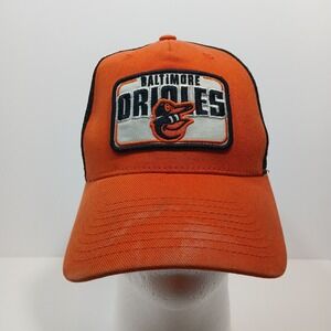 Baltimore Orioles Braxton Trucker Hat Mesh Snapback Black Orange MLB OSFM